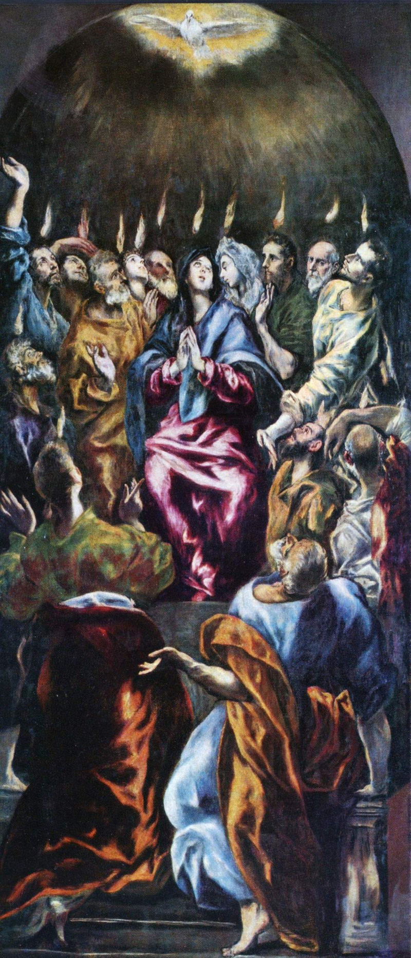 Pentecost by El Greco